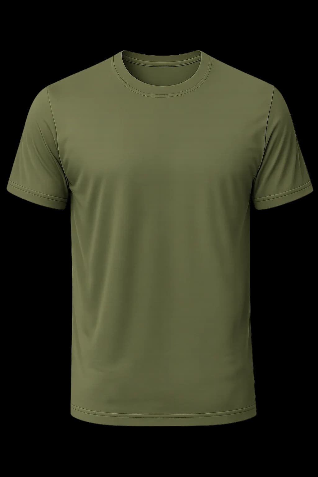 Custom Dark Green T-Shirt front