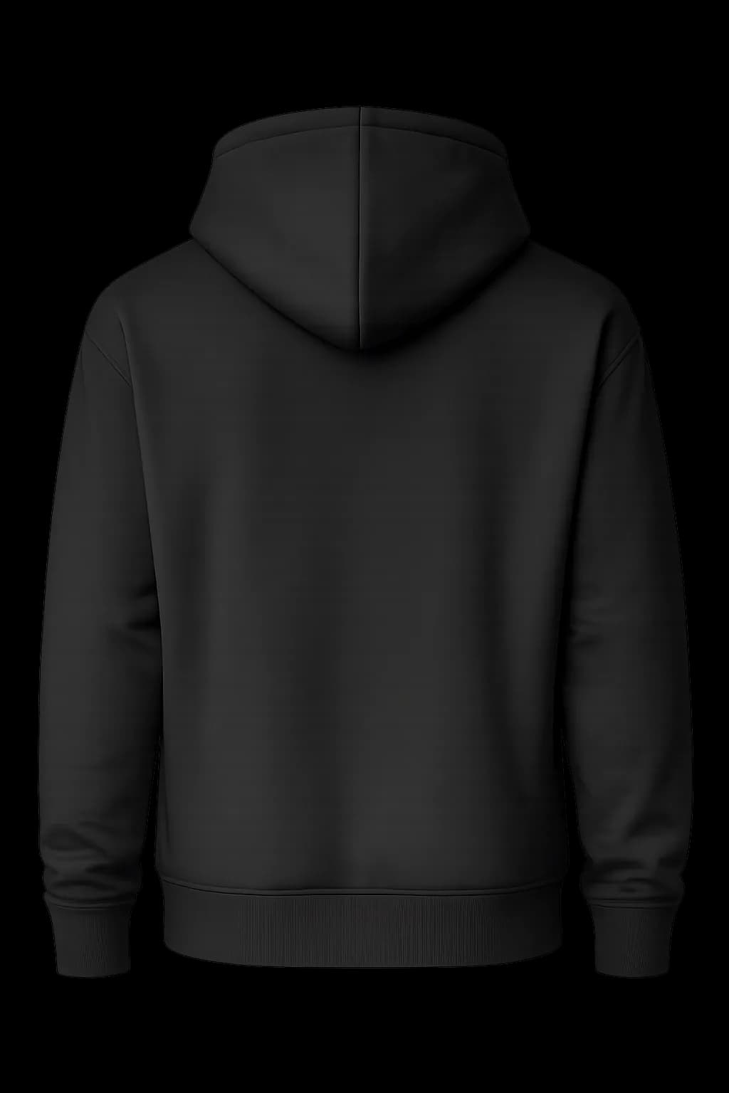 Custom Black Hoodie back