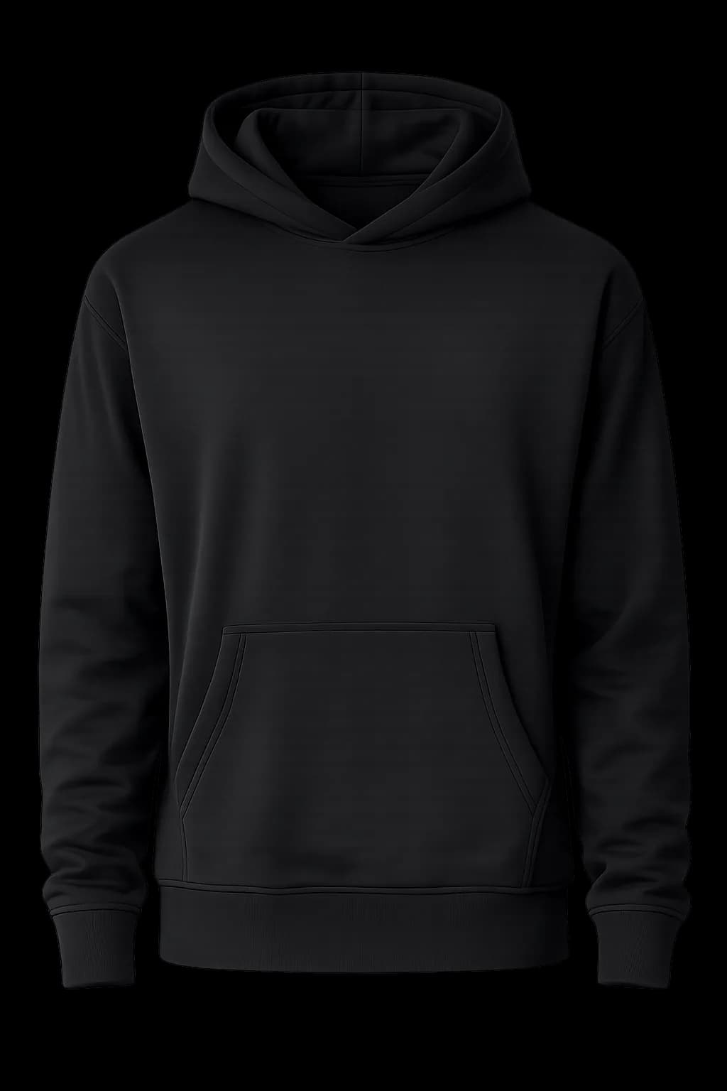 Custom Black Hoodie front