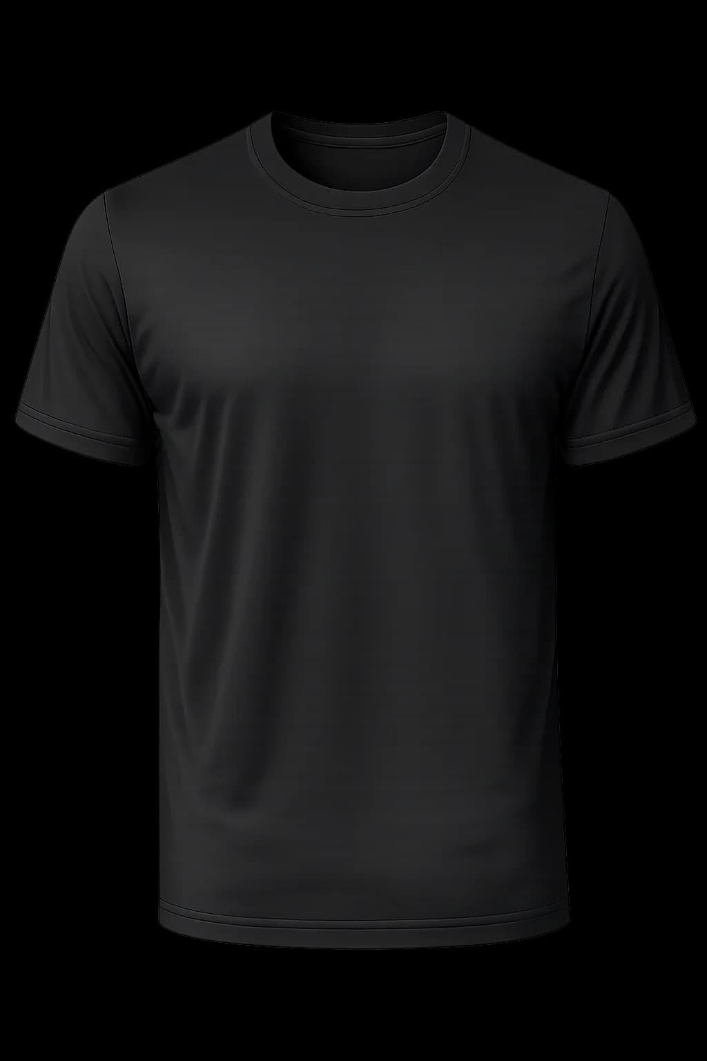Custom Black T-Shirt front