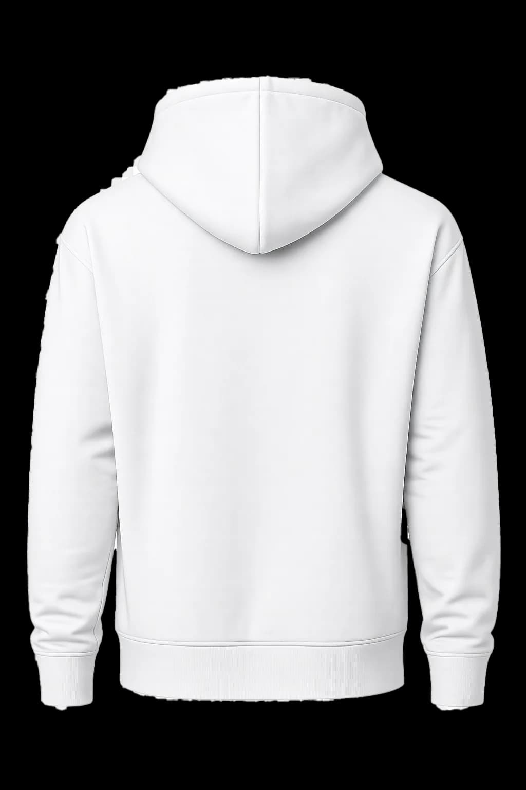 Custom White Hoodie back