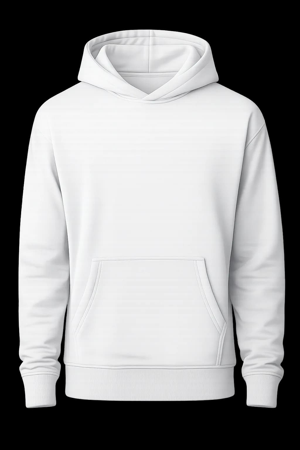 Custom White Hoodie front