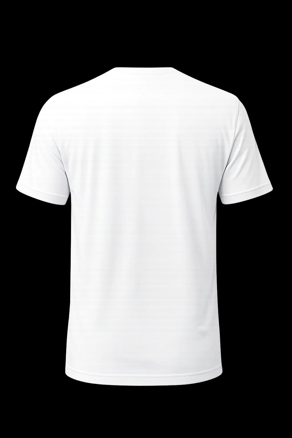 Custom White T-Shirt back